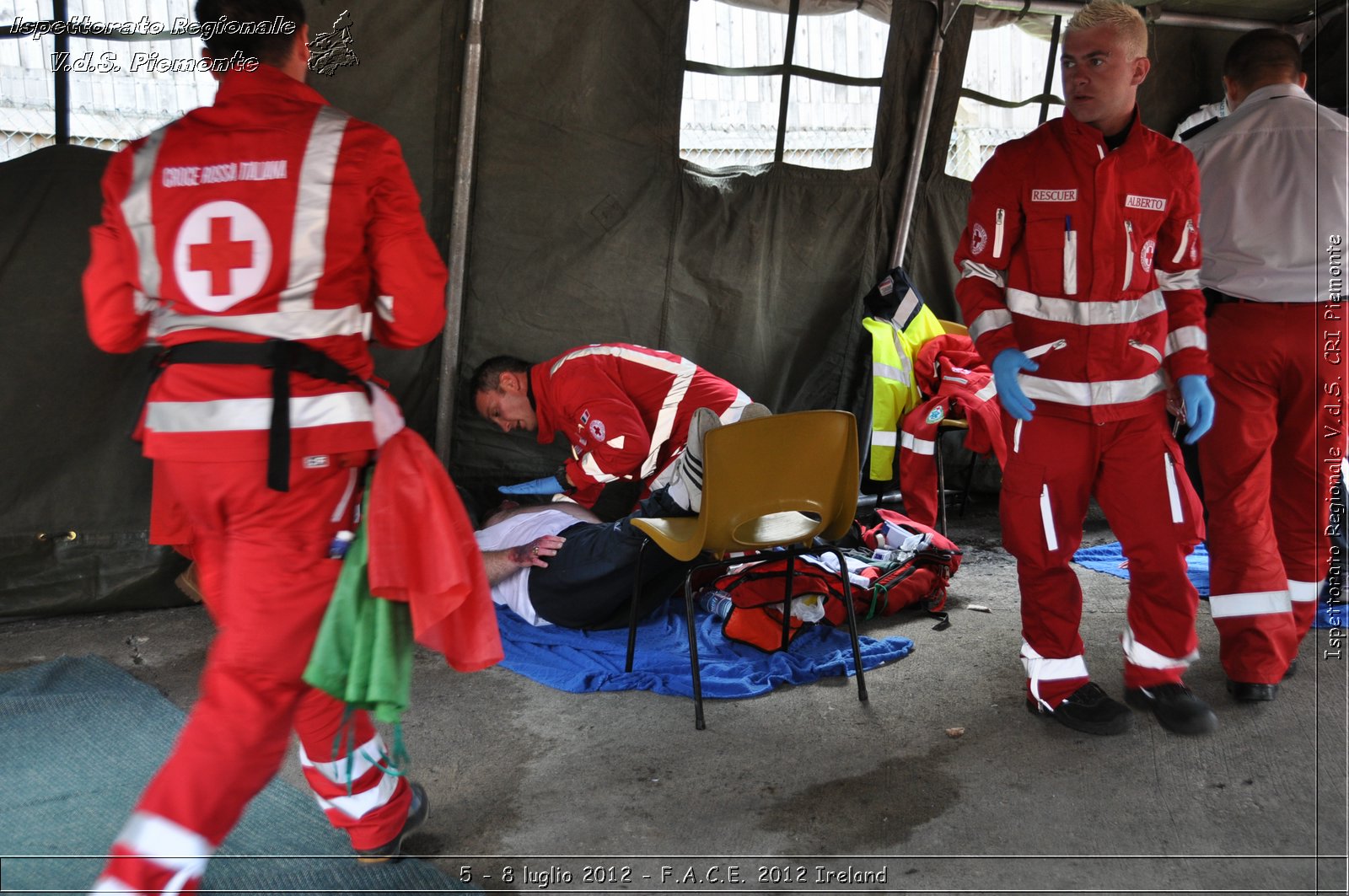 5 - 8 luglio - F.A.C.E. 2012 Ireland - Croce Rossa Italiana - Ispettorato Regionale Volontari del Soccorso del Piemonte