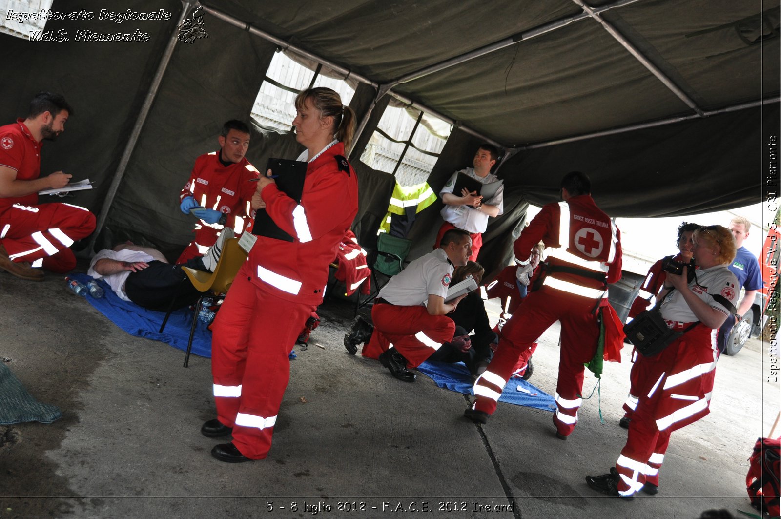 5 - 8 luglio - F.A.C.E. 2012 Ireland - Croce Rossa Italiana - Ispettorato Regionale Volontari del Soccorso del Piemonte