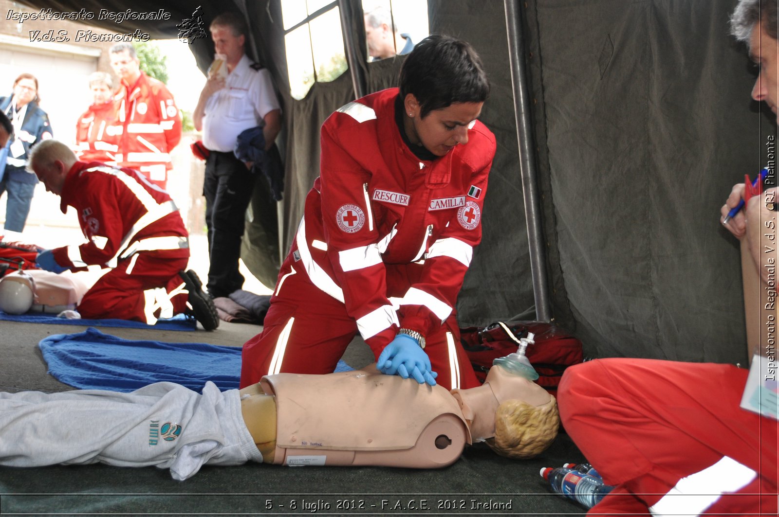 5 - 8 luglio - F.A.C.E. 2012 Ireland - Croce Rossa Italiana - Ispettorato Regionale Volontari del Soccorso del Piemonte