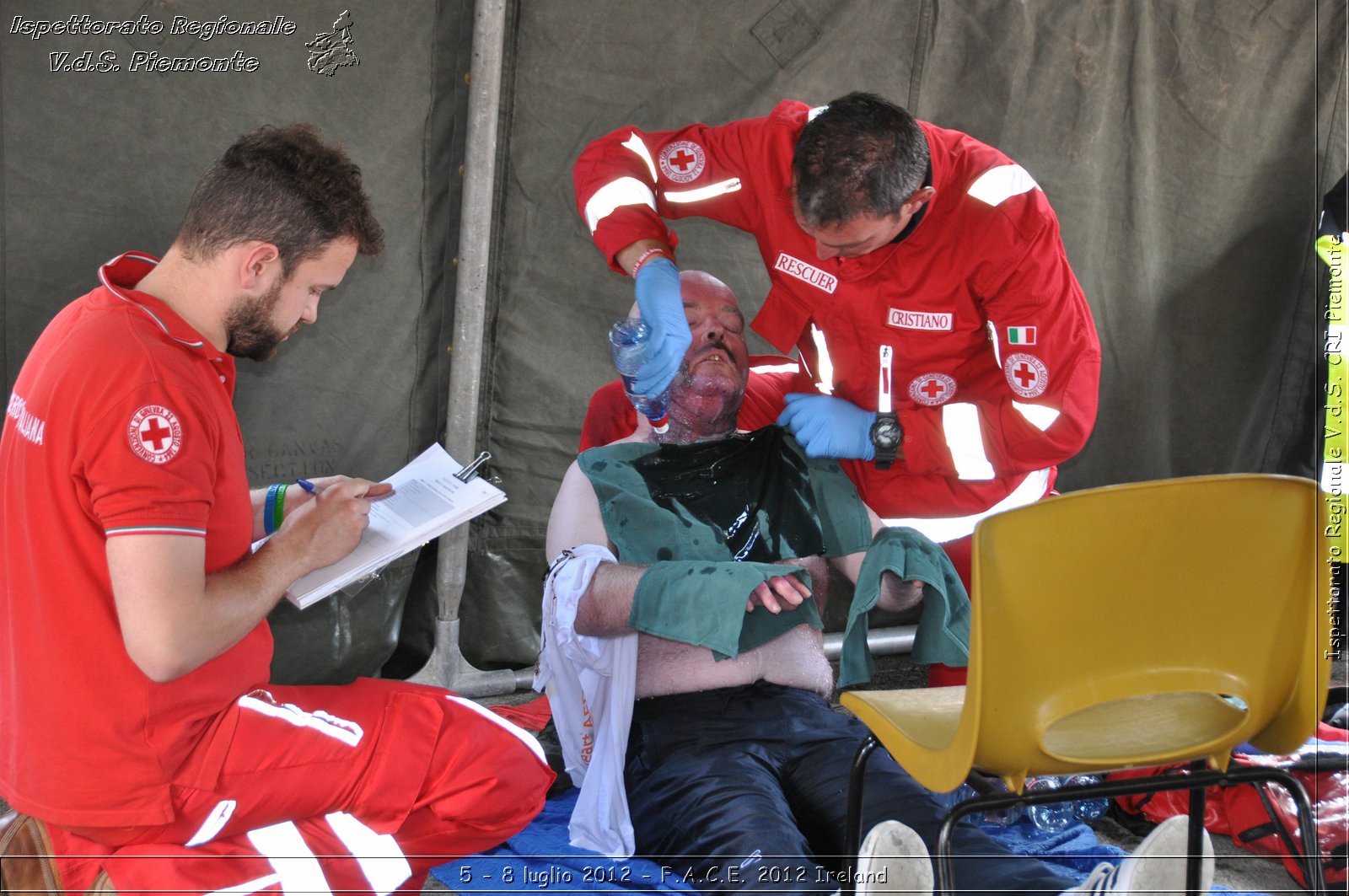 5 - 8 luglio - F.A.C.E. 2012 Ireland - Croce Rossa Italiana - Ispettorato Regionale Volontari del Soccorso del Piemonte