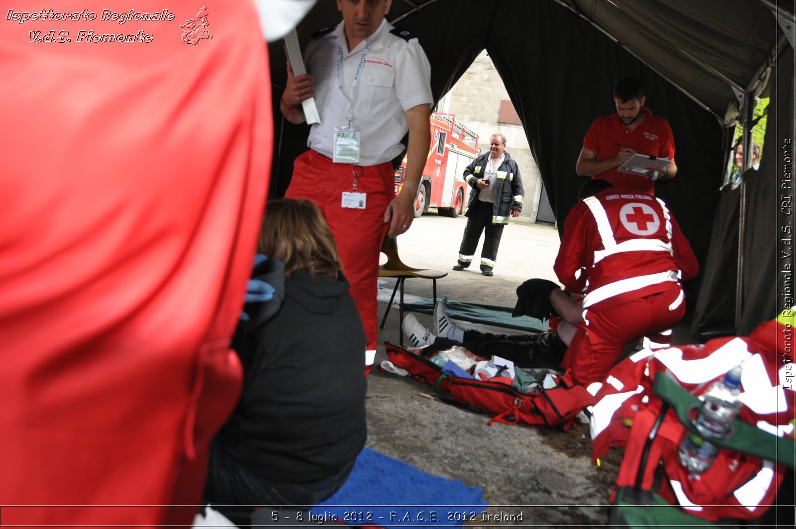 5 - 8 luglio - F.A.C.E. 2012 Ireland - Croce Rossa Italiana - Ispettorato Regionale Volontari del Soccorso del Piemonte