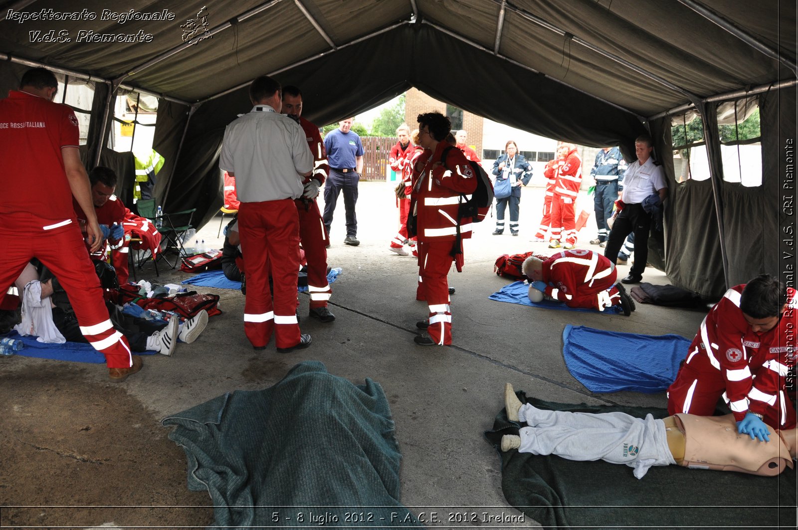 5 - 8 luglio - F.A.C.E. 2012 Ireland - Croce Rossa Italiana - Ispettorato Regionale Volontari del Soccorso del Piemonte