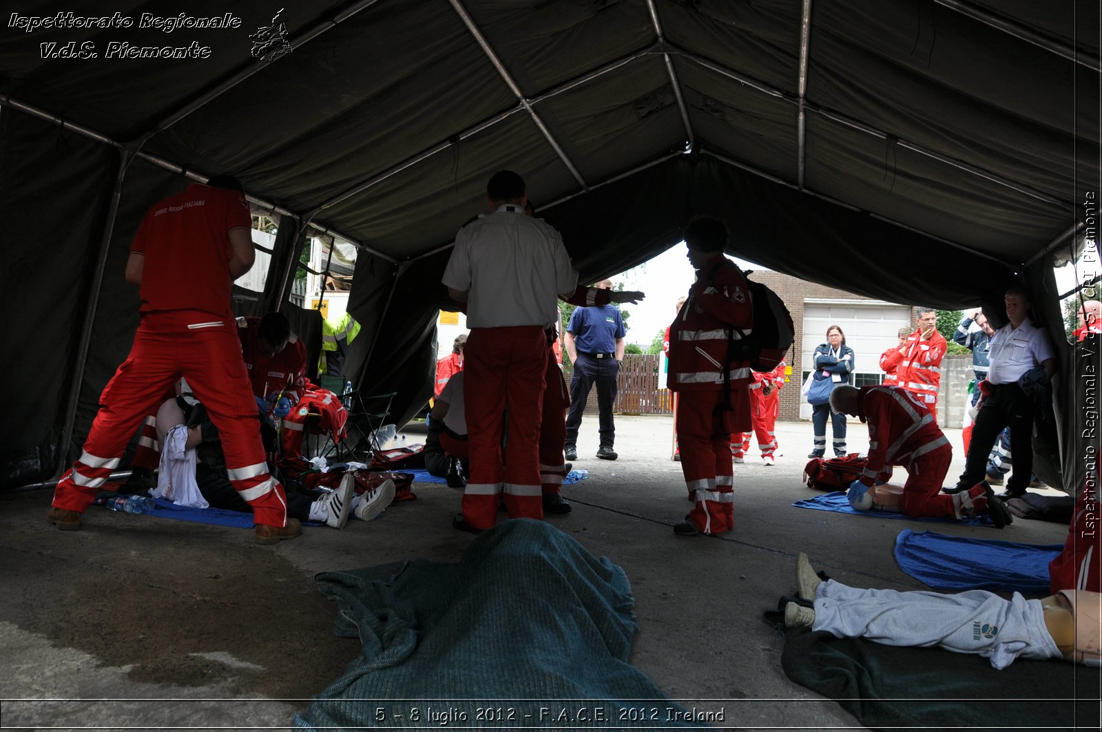 5 - 8 luglio - F.A.C.E. 2012 Ireland - Croce Rossa Italiana - Ispettorato Regionale Volontari del Soccorso del Piemonte