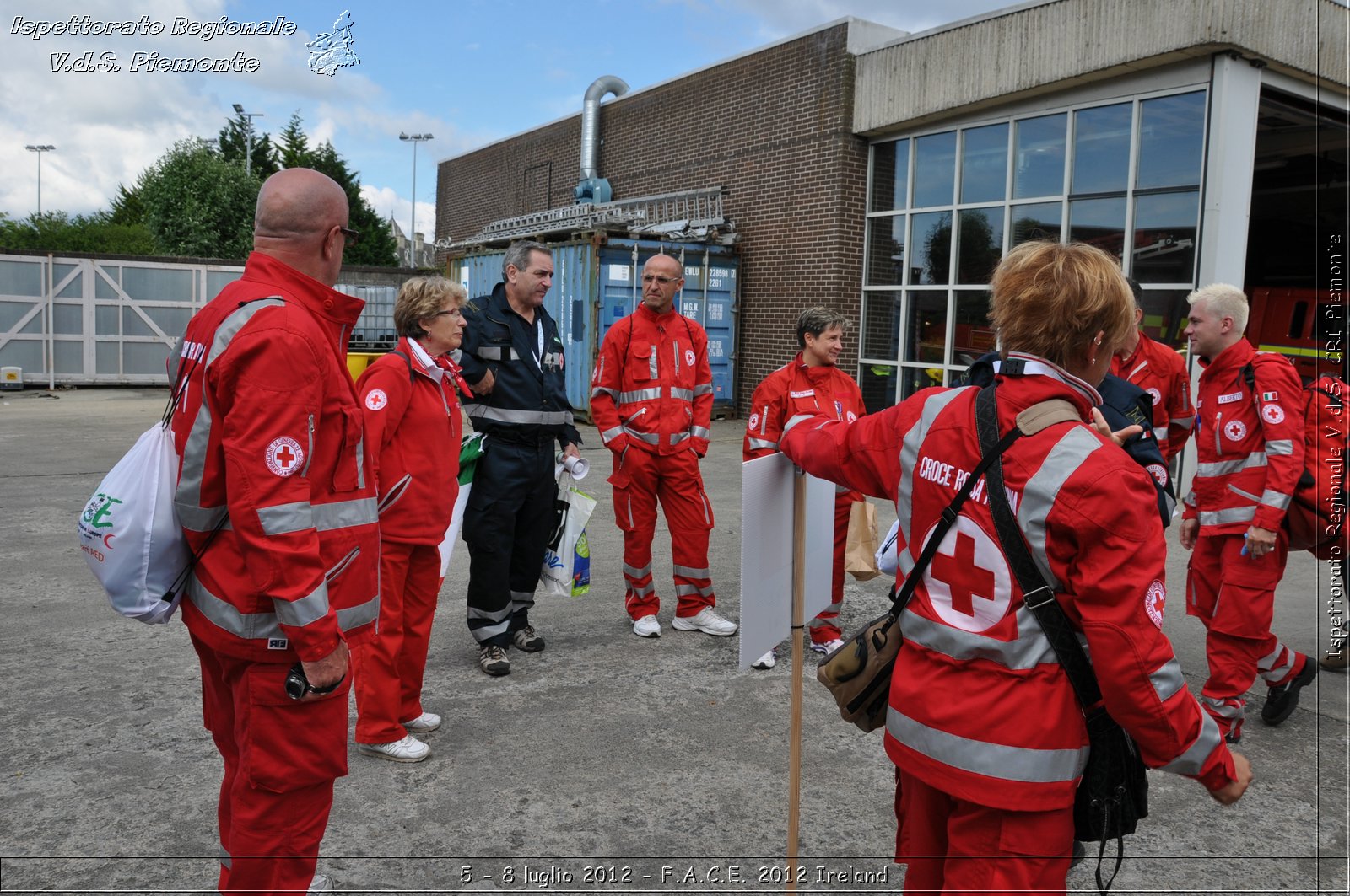 5 - 8 luglio - F.A.C.E. 2012 Ireland - Croce Rossa Italiana - Ispettorato Regionale Volontari del Soccorso del Piemonte