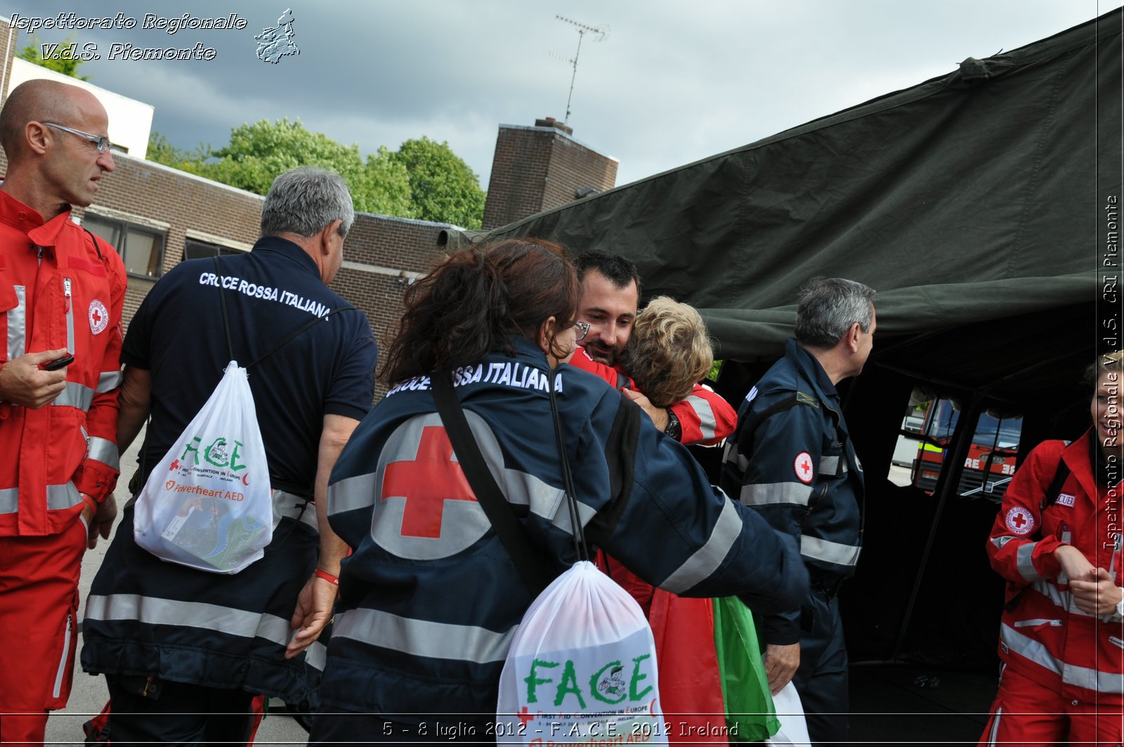 5 - 8 luglio - F.A.C.E. 2012 Ireland - Croce Rossa Italiana - Ispettorato Regionale Volontari del Soccorso del Piemonte