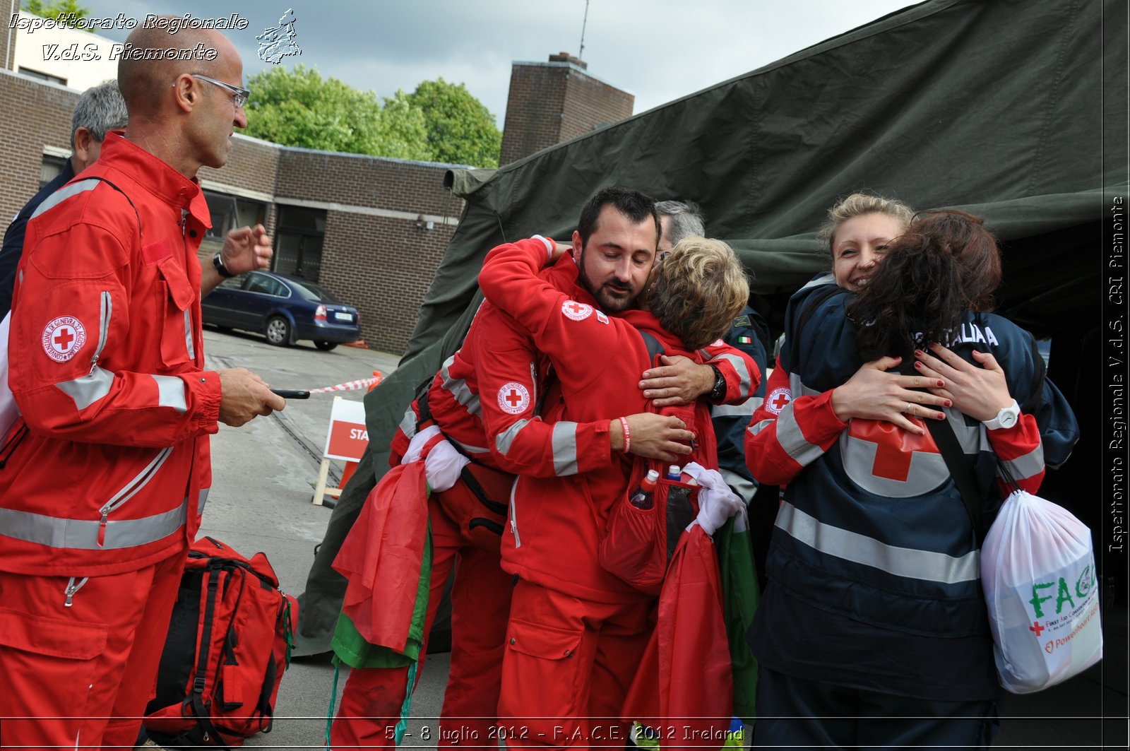 5 - 8 luglio - F.A.C.E. 2012 Ireland - Croce Rossa Italiana - Ispettorato Regionale Volontari del Soccorso del Piemonte