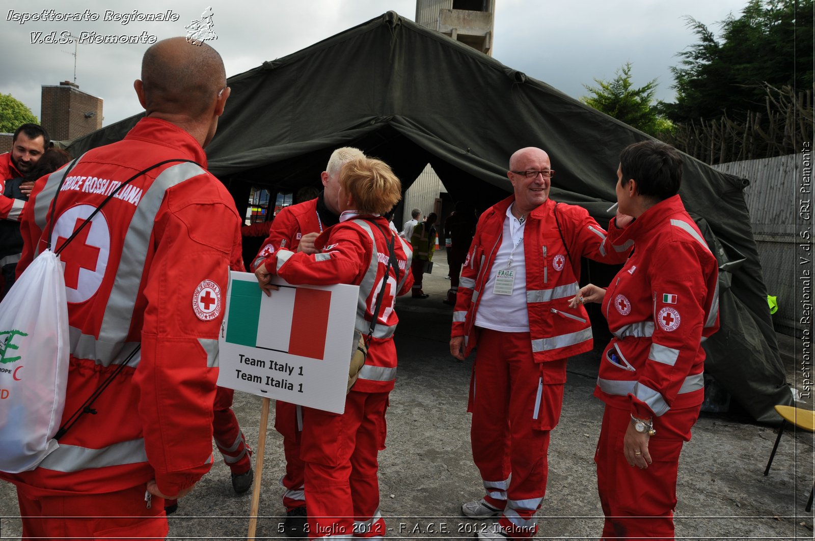 5 - 8 luglio - F.A.C.E. 2012 Ireland - Croce Rossa Italiana - Ispettorato Regionale Volontari del Soccorso del Piemonte