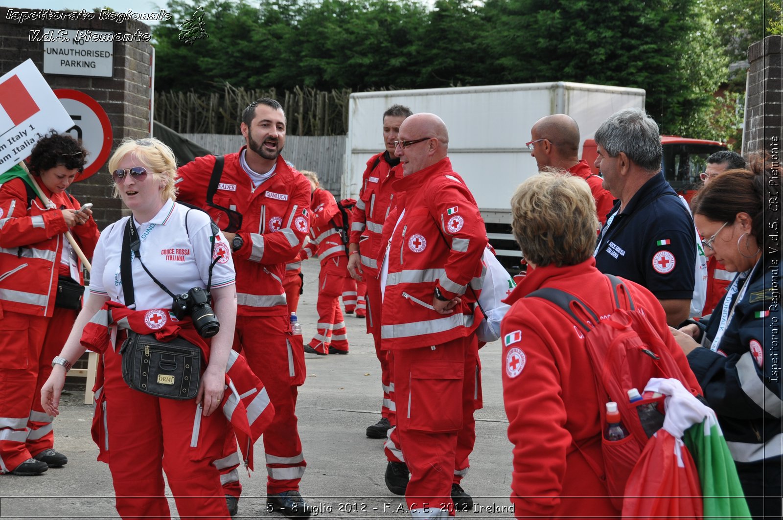 5 - 8 luglio - F.A.C.E. 2012 Ireland - Croce Rossa Italiana - Ispettorato Regionale Volontari del Soccorso del Piemonte