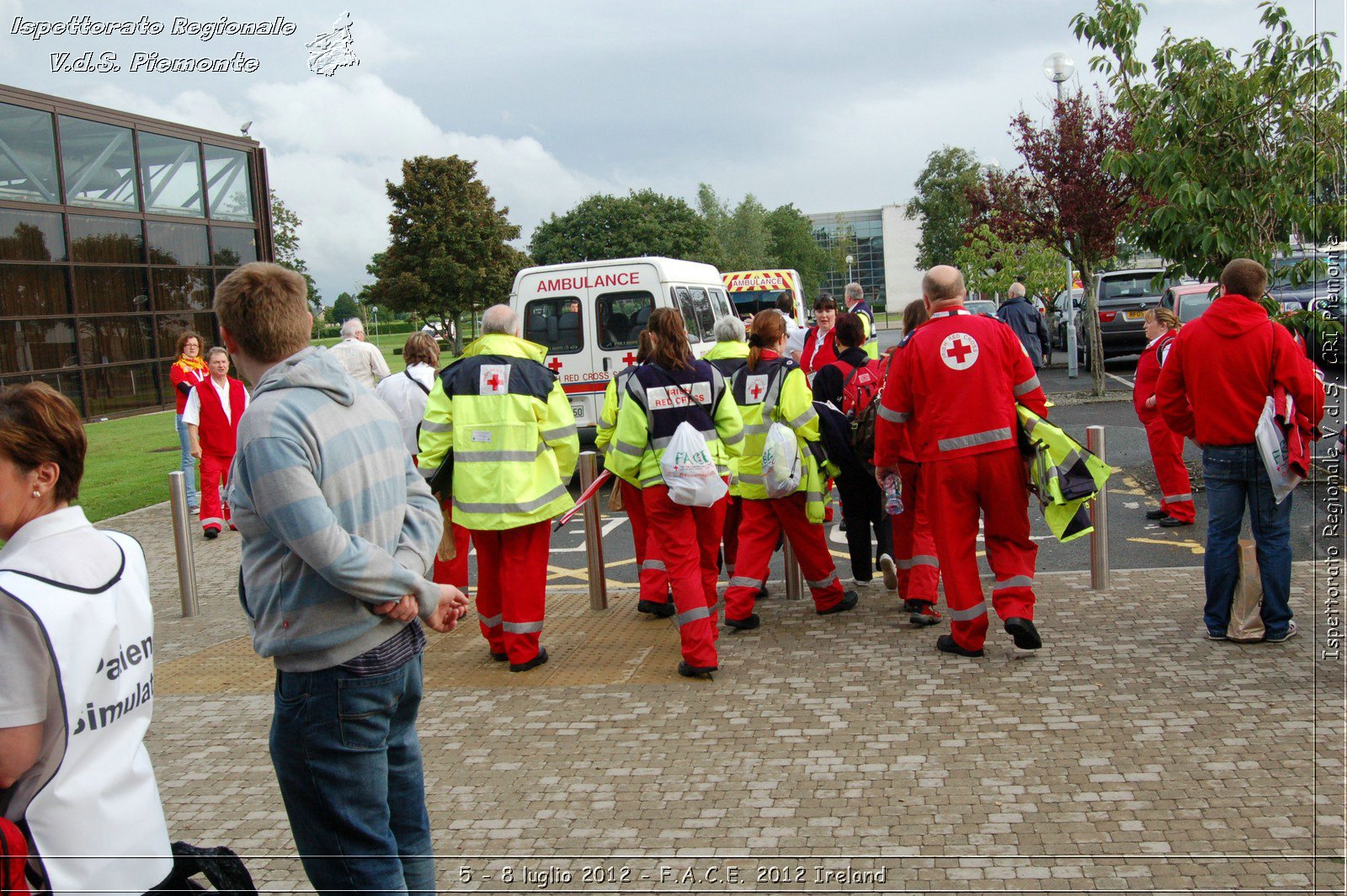 5 - 8 luglio - F.A.C.E. 2012 Ireland - Croce Rossa Italiana - Ispettorato Regionale Volontari del Soccorso del Piemonte