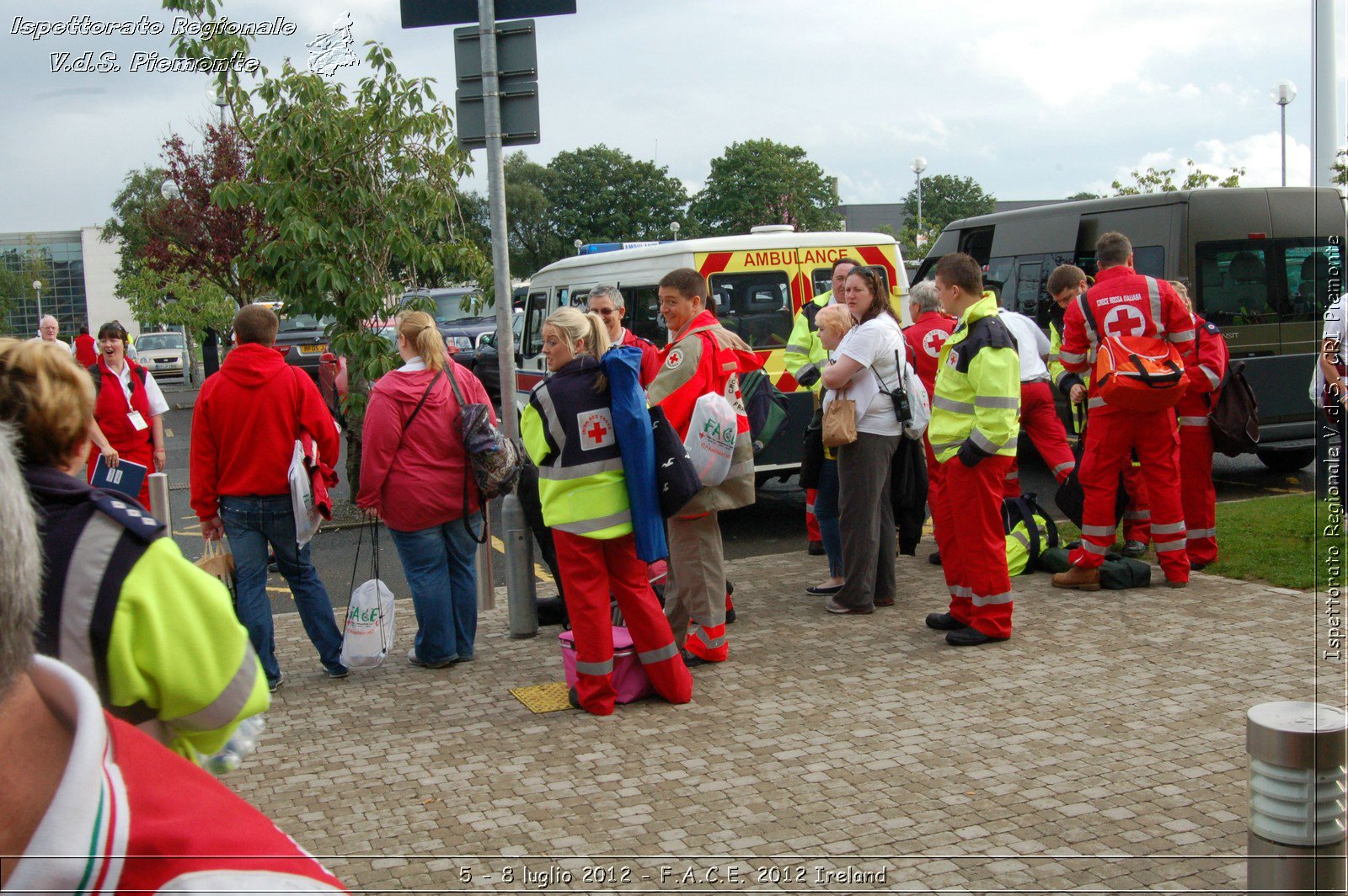 5 - 8 luglio - F.A.C.E. 2012 Ireland - Croce Rossa Italiana - Ispettorato Regionale Volontari del Soccorso del Piemonte