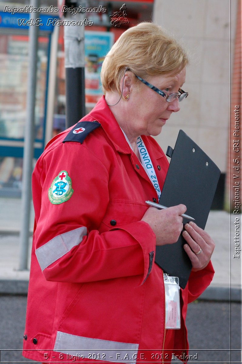 5 - 8 luglio - F.A.C.E. 2012 Ireland - Croce Rossa Italiana - Ispettorato Regionale Volontari del Soccorso del Piemonte