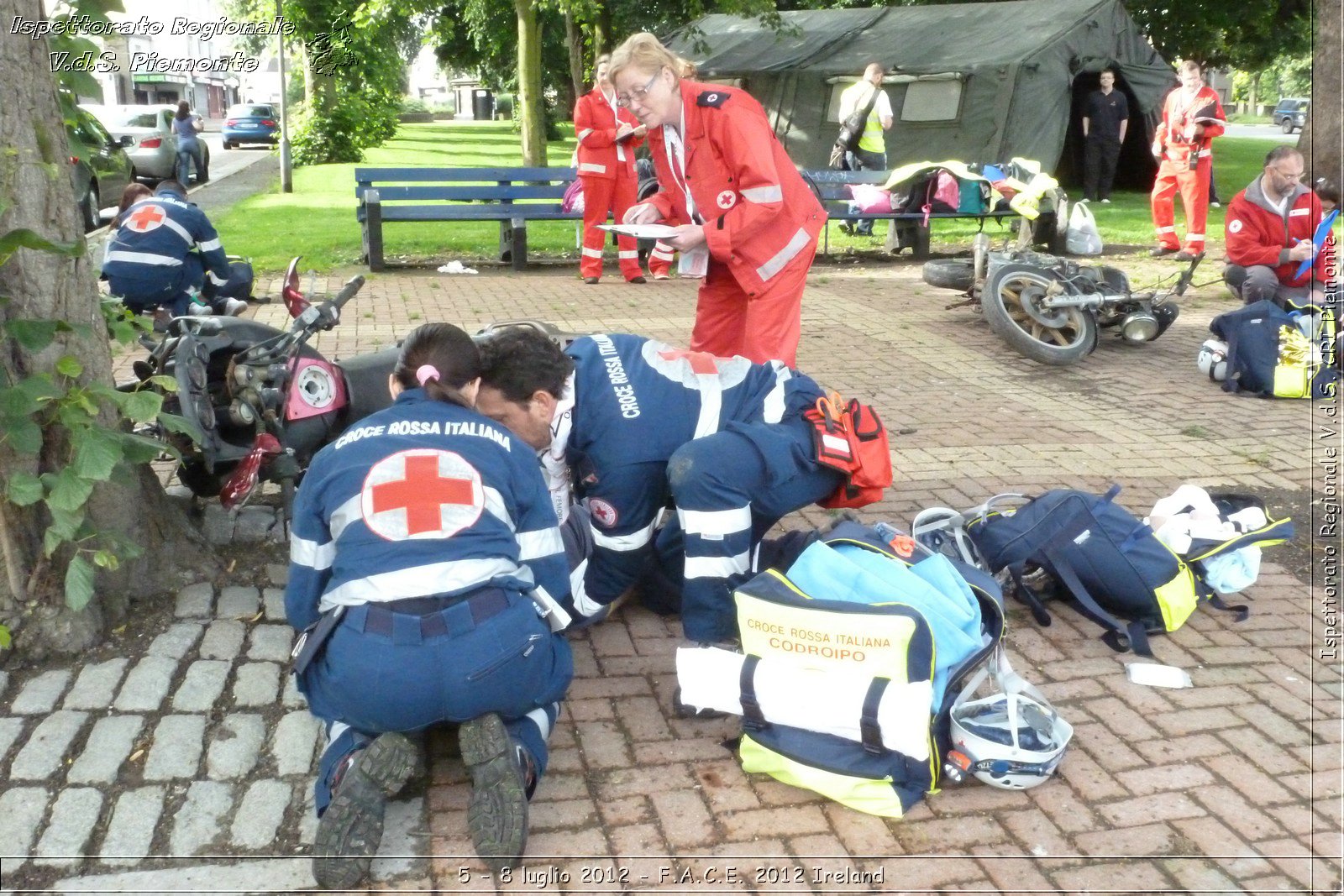 5 - 8 luglio - F.A.C.E. 2012 Ireland - Croce Rossa Italiana - Ispettorato Regionale Volontari del Soccorso del Piemonte