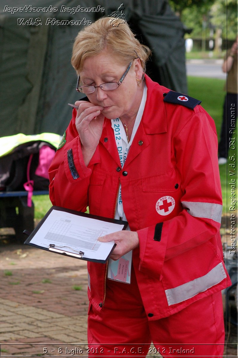 5 - 8 luglio - F.A.C.E. 2012 Ireland - Croce Rossa Italiana - Ispettorato Regionale Volontari del Soccorso del Piemonte