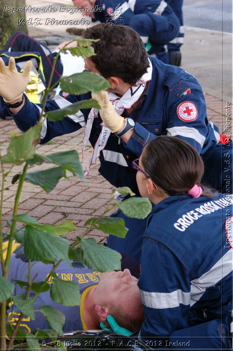 5 - 8 luglio - F.A.C.E. 2012 Ireland - Croce Rossa Italiana - Ispettorato Regionale Volontari del Soccorso del Piemonte