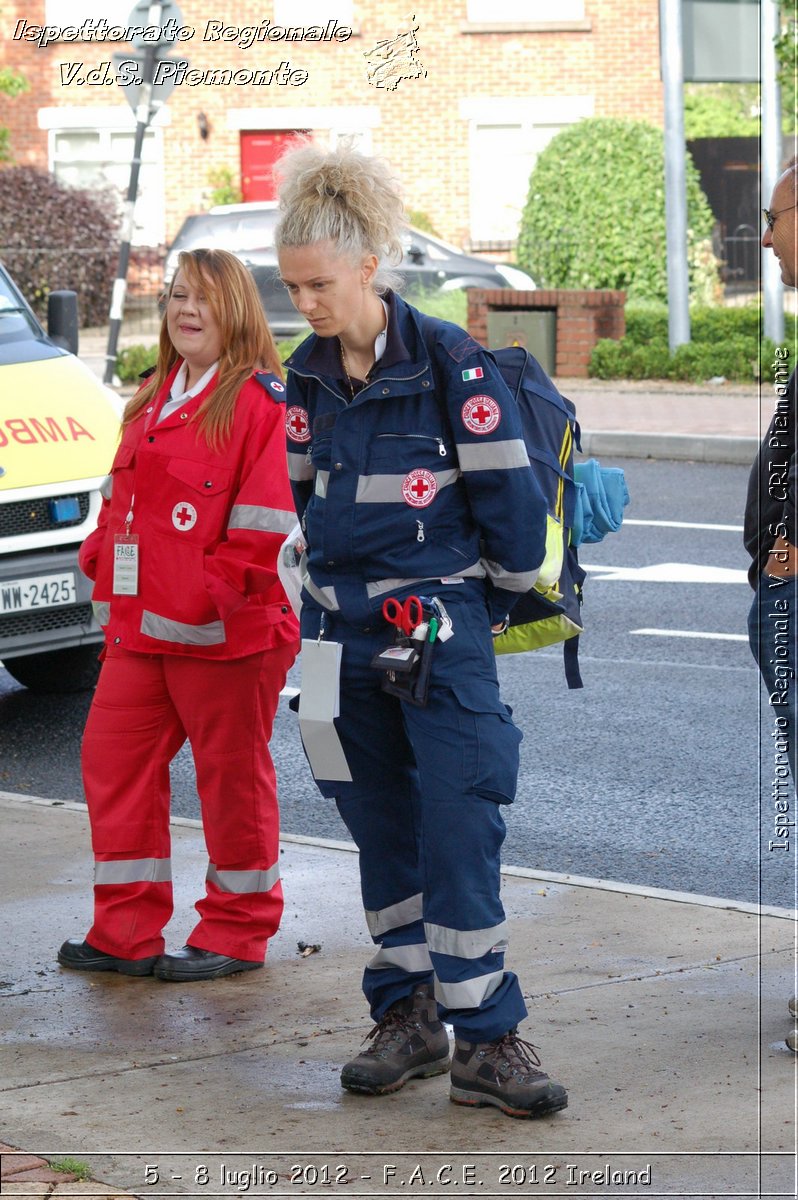 5 - 8 luglio - F.A.C.E. 2012 Ireland - Croce Rossa Italiana - Ispettorato Regionale Volontari del Soccorso del Piemonte