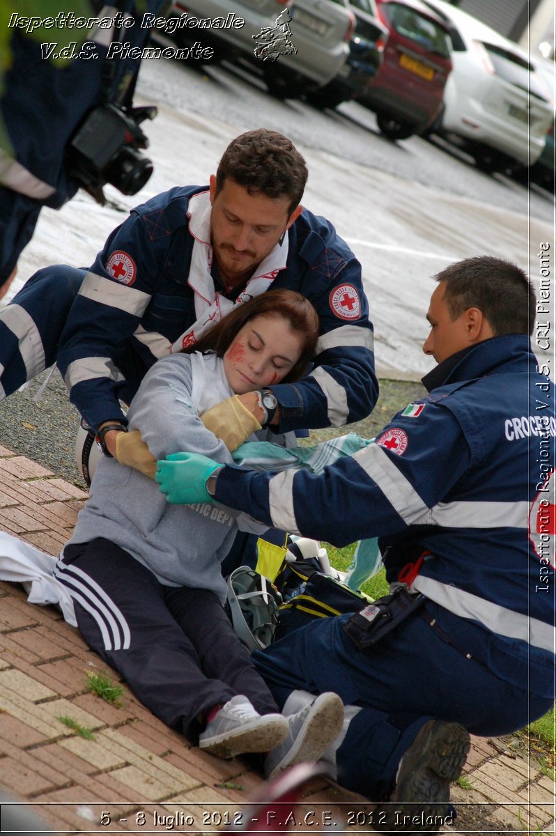 5 - 8 luglio - F.A.C.E. 2012 Ireland - Croce Rossa Italiana - Ispettorato Regionale Volontari del Soccorso del Piemonte