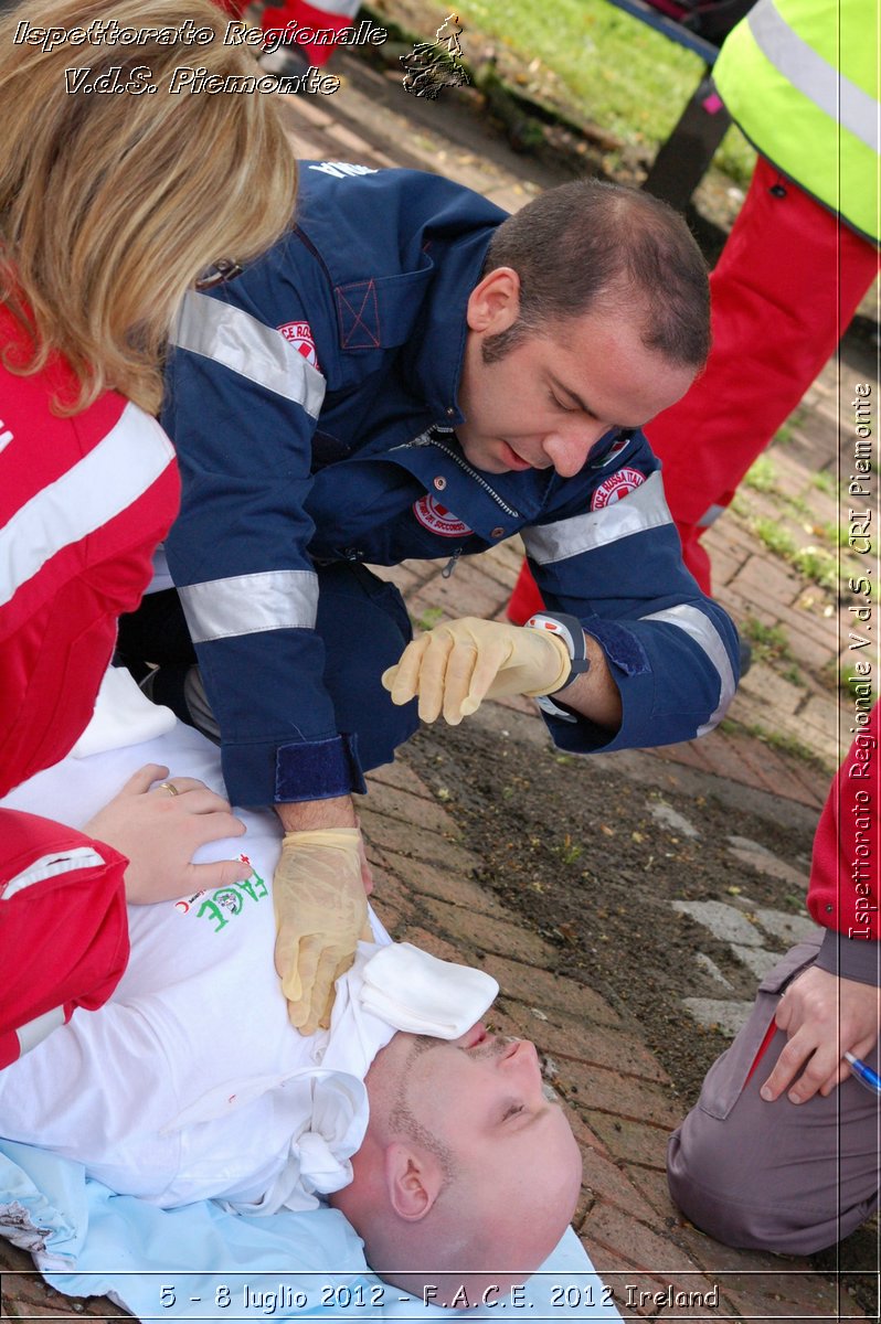 5 - 8 luglio - F.A.C.E. 2012 Ireland - Croce Rossa Italiana - Ispettorato Regionale Volontari del Soccorso del Piemonte