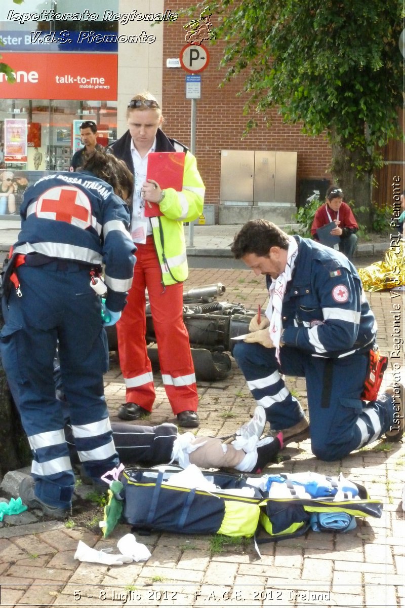 5 - 8 luglio - F.A.C.E. 2012 Ireland - Croce Rossa Italiana - Ispettorato Regionale Volontari del Soccorso del Piemonte