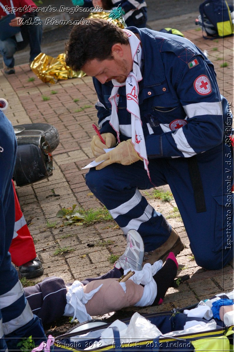 5 - 8 luglio - F.A.C.E. 2012 Ireland - Croce Rossa Italiana - Ispettorato Regionale Volontari del Soccorso del Piemonte