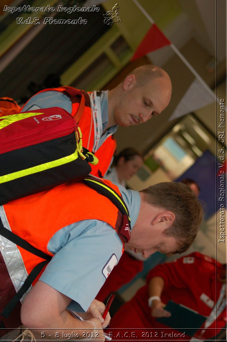 5 - 8 luglio - F.A.C.E. 2012 Ireland - Croce Rossa Italiana - Ispettorato Regionale Volontari del Soccorso del Piemonte