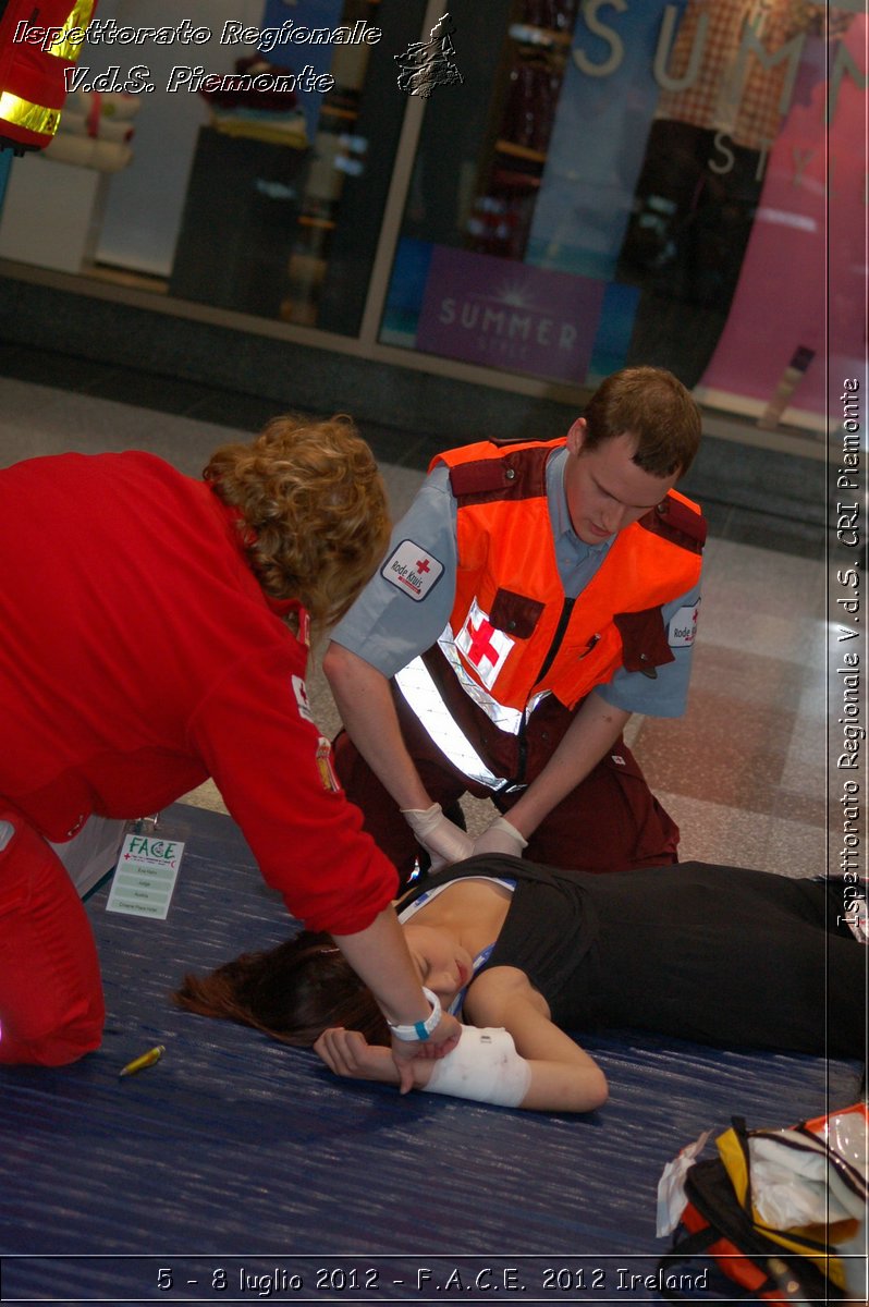 5 - 8 luglio - F.A.C.E. 2012 Ireland - Croce Rossa Italiana - Ispettorato Regionale Volontari del Soccorso del Piemonte