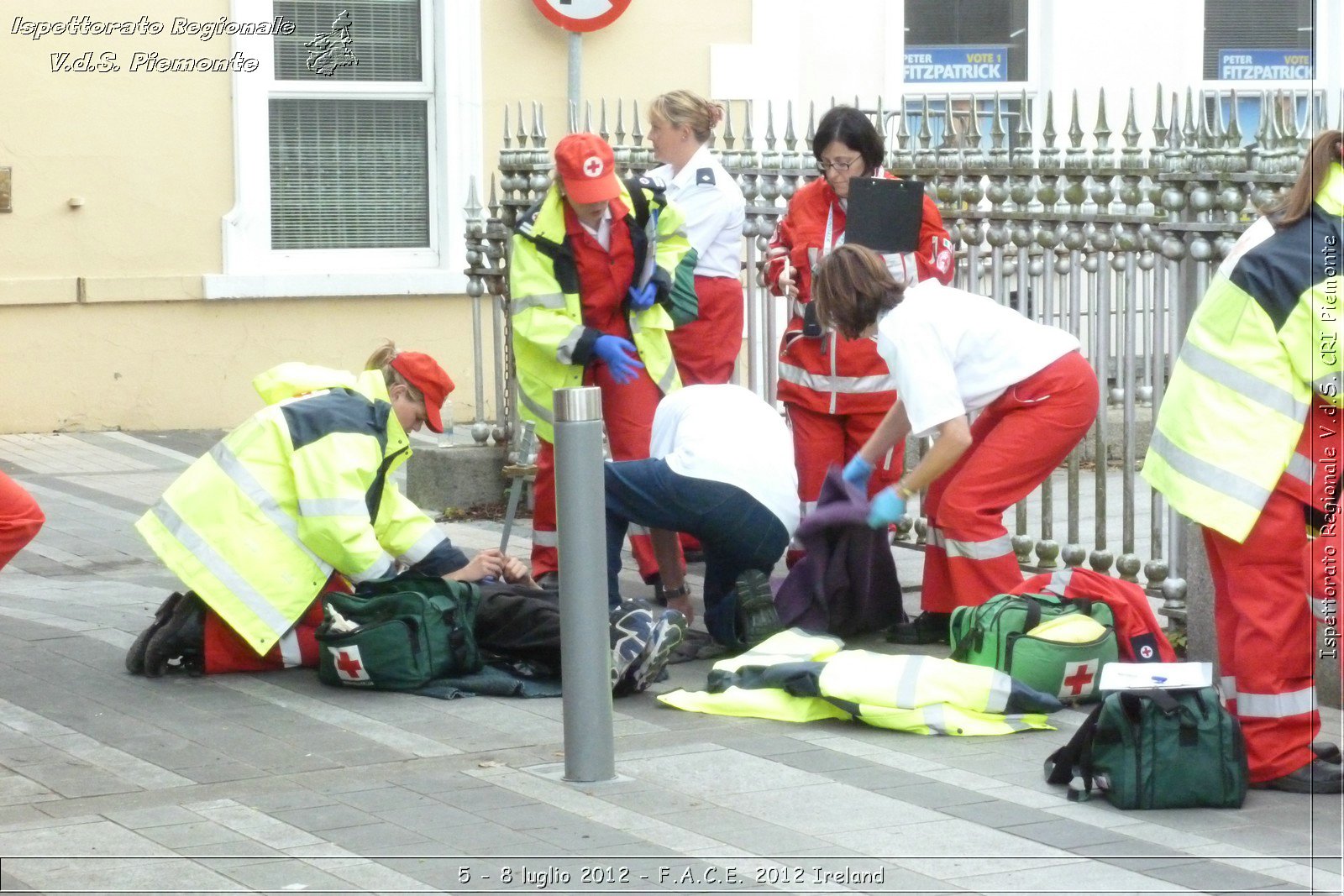 5 - 8 luglio - F.A.C.E. 2012 Ireland - Croce Rossa Italiana - Ispettorato Regionale Volontari del Soccorso del Piemonte