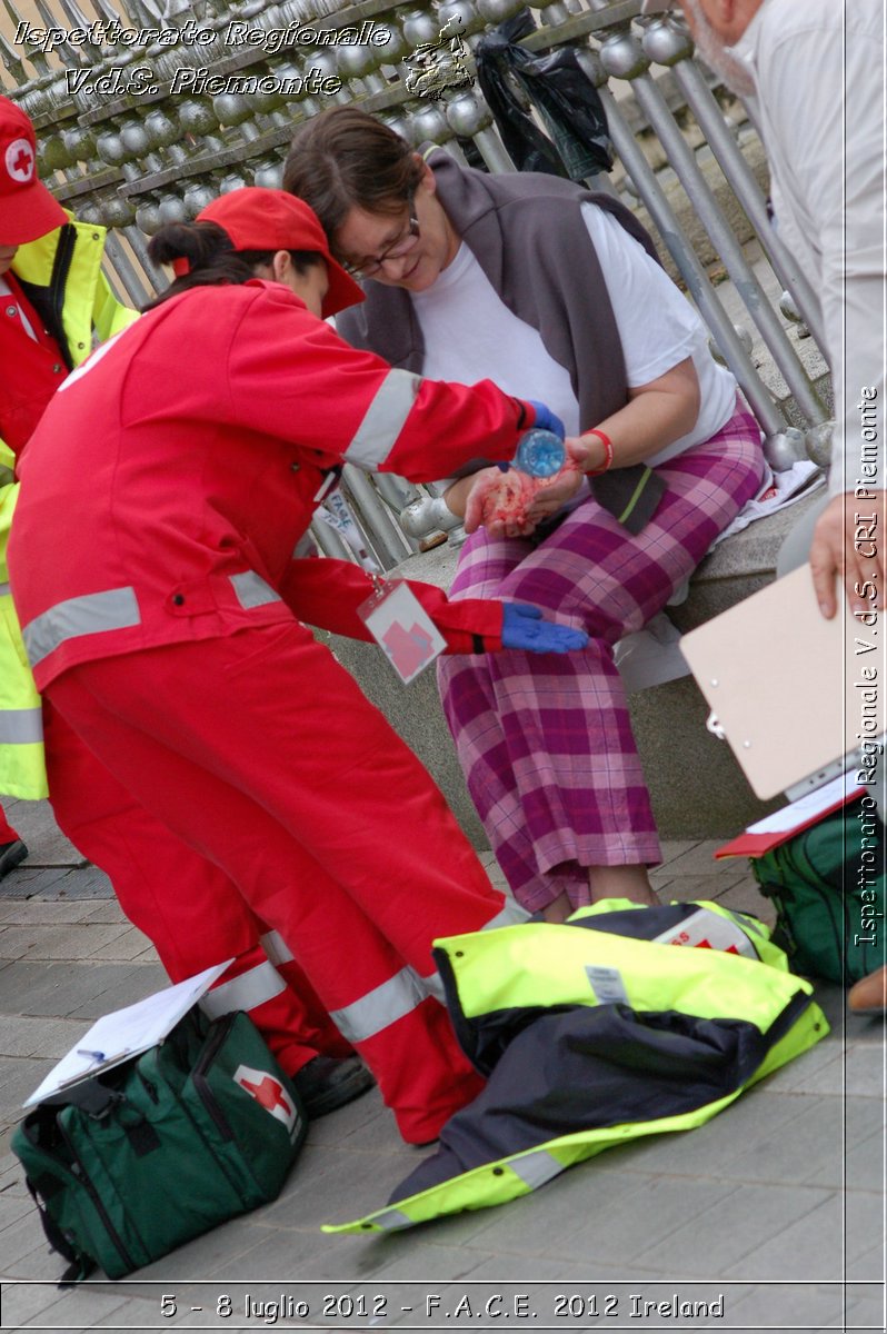 5 - 8 luglio - F.A.C.E. 2012 Ireland - Croce Rossa Italiana - Ispettorato Regionale Volontari del Soccorso del Piemonte