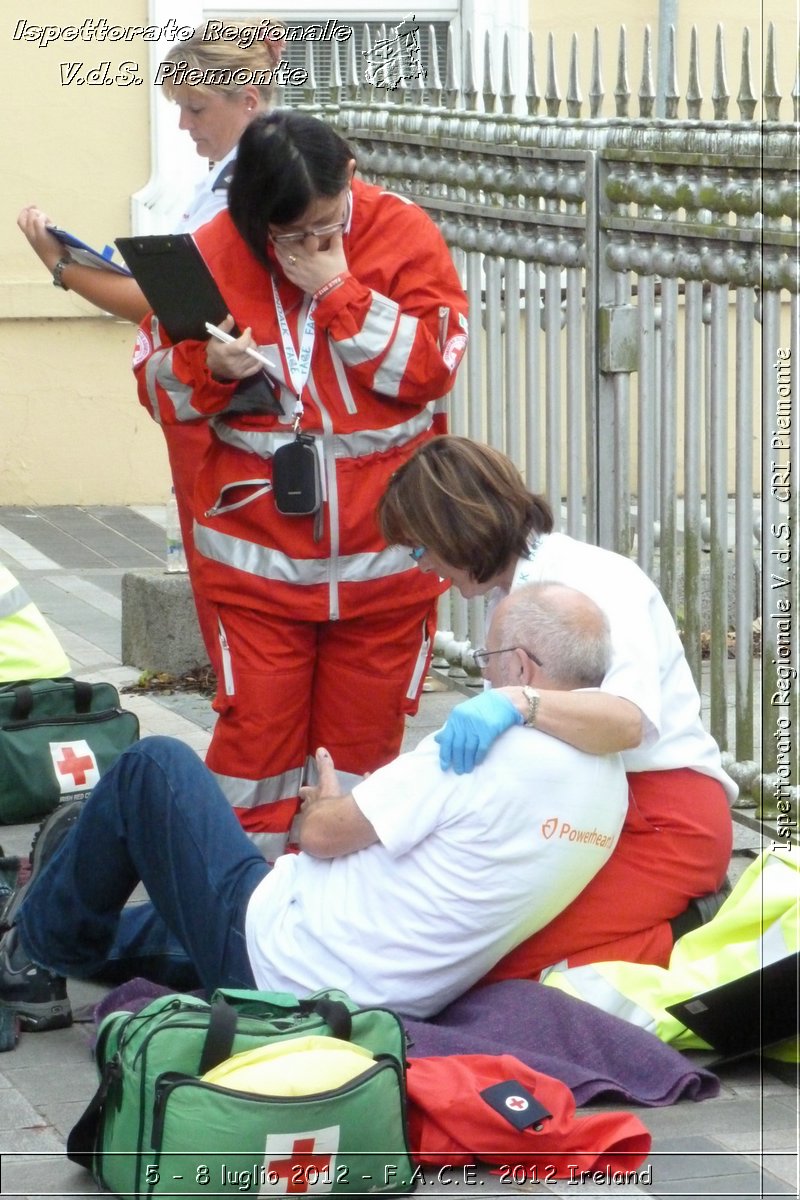 5 - 8 luglio - F.A.C.E. 2012 Ireland - Croce Rossa Italiana - Ispettorato Regionale Volontari del Soccorso del Piemonte