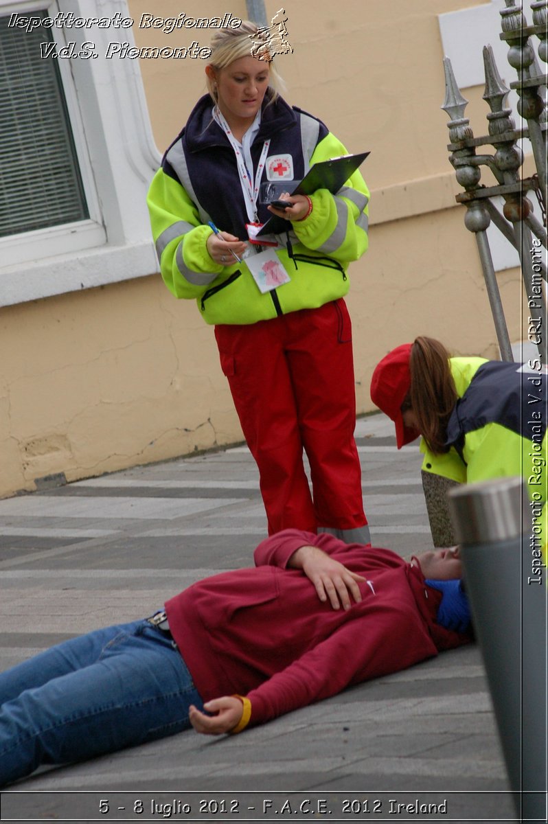 5 - 8 luglio - F.A.C.E. 2012 Ireland - Croce Rossa Italiana - Ispettorato Regionale Volontari del Soccorso del Piemonte