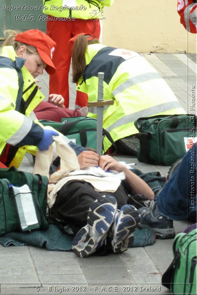 5 - 8 luglio - F.A.C.E. 2012 Ireland - Croce Rossa Italiana - Ispettorato Regionale Volontari del Soccorso del Piemonte