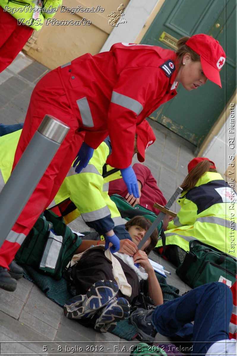 5 - 8 luglio - F.A.C.E. 2012 Ireland - Croce Rossa Italiana - Ispettorato Regionale Volontari del Soccorso del Piemonte