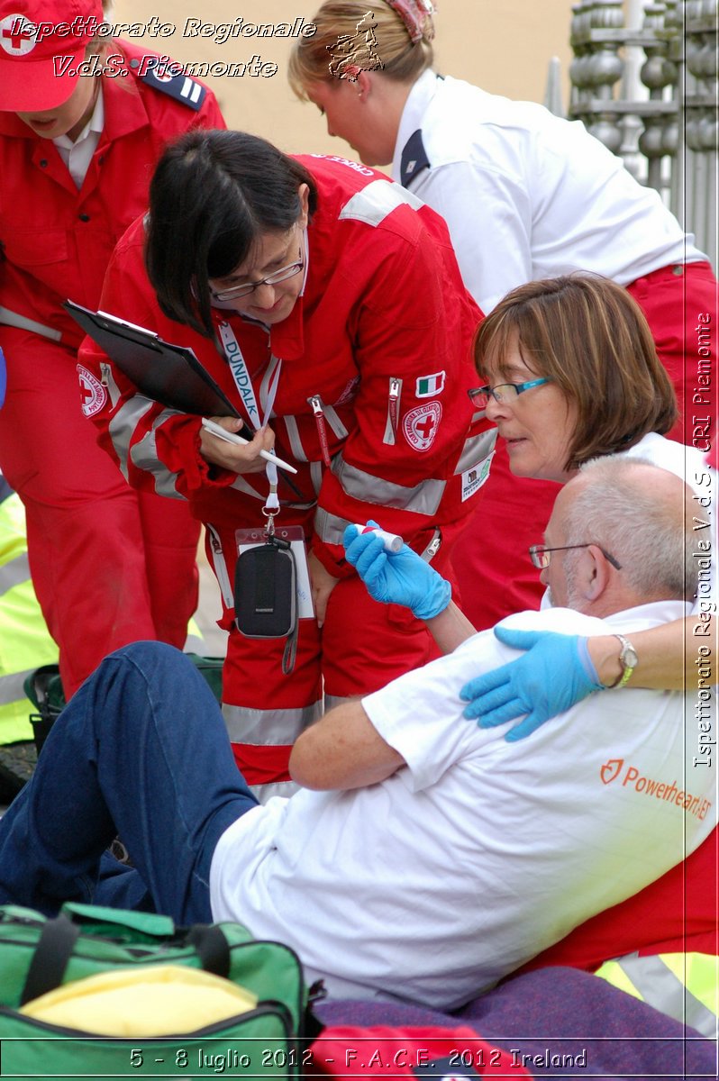 5 - 8 luglio - F.A.C.E. 2012 Ireland - Croce Rossa Italiana - Ispettorato Regionale Volontari del Soccorso del Piemonte