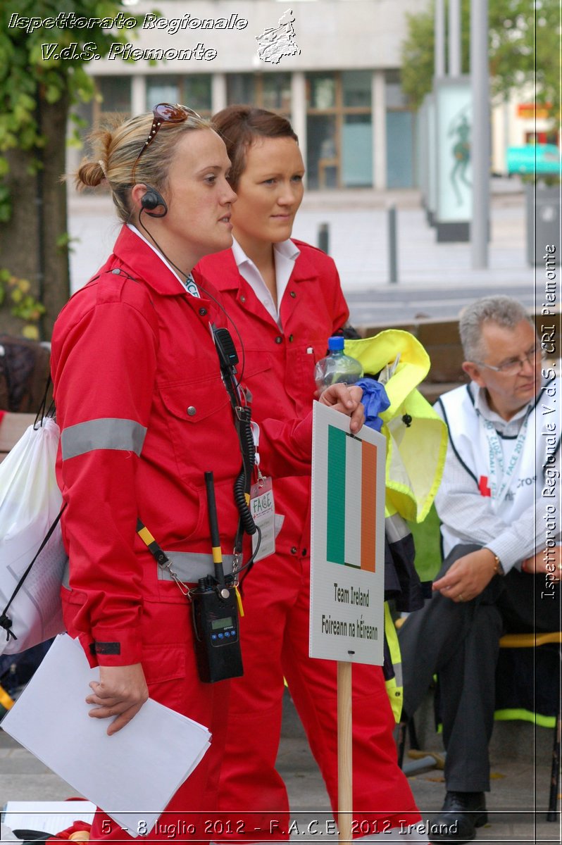 5 - 8 luglio - F.A.C.E. 2012 Ireland - Croce Rossa Italiana - Ispettorato Regionale Volontari del Soccorso del Piemonte