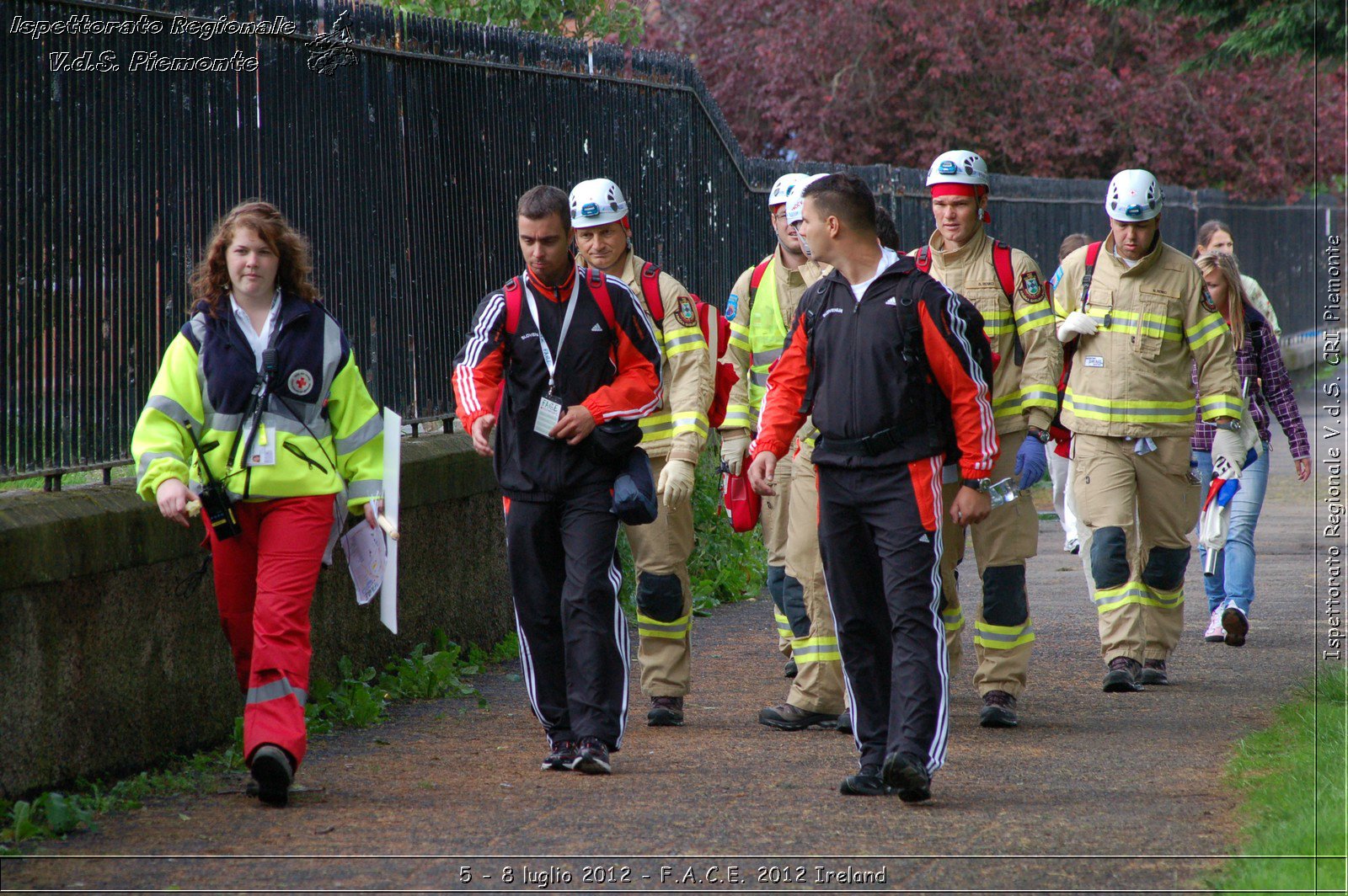 5 - 8 luglio - F.A.C.E. 2012 Ireland - Croce Rossa Italiana - Ispettorato Regionale Volontari del Soccorso del Piemonte