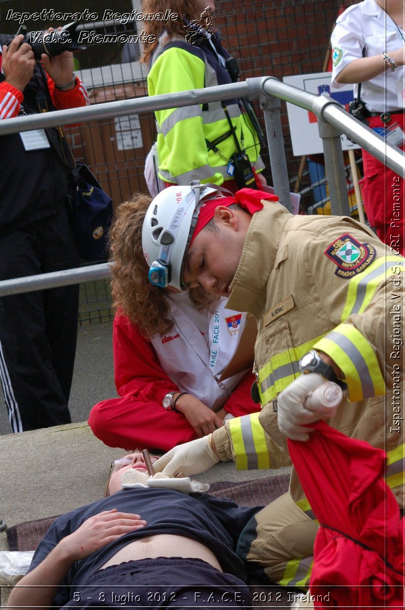 5 - 8 luglio - F.A.C.E. 2012 Ireland - Croce Rossa Italiana - Ispettorato Regionale Volontari del Soccorso del Piemonte