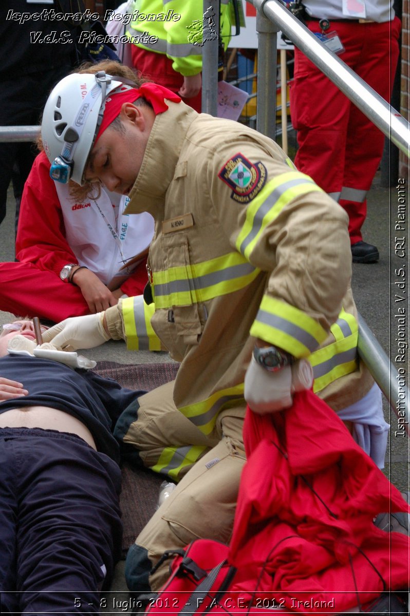 5 - 8 luglio - F.A.C.E. 2012 Ireland - Croce Rossa Italiana - Ispettorato Regionale Volontari del Soccorso del Piemonte