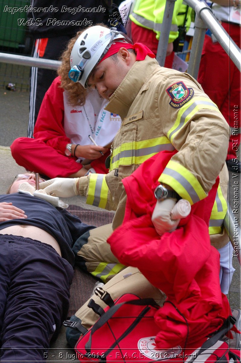 5 - 8 luglio - F.A.C.E. 2012 Ireland - Croce Rossa Italiana - Ispettorato Regionale Volontari del Soccorso del Piemonte