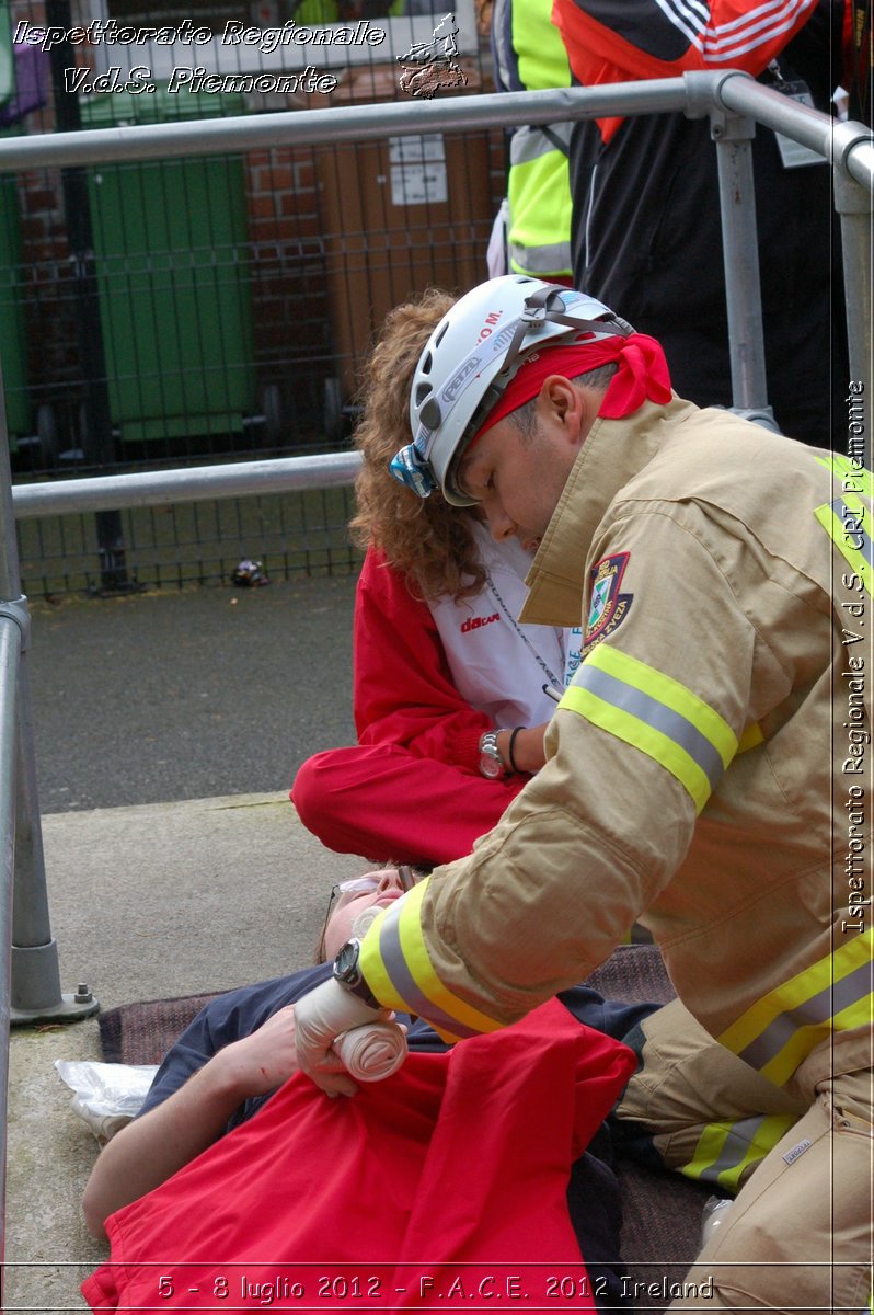 5 - 8 luglio - F.A.C.E. 2012 Ireland - Croce Rossa Italiana - Ispettorato Regionale Volontari del Soccorso del Piemonte