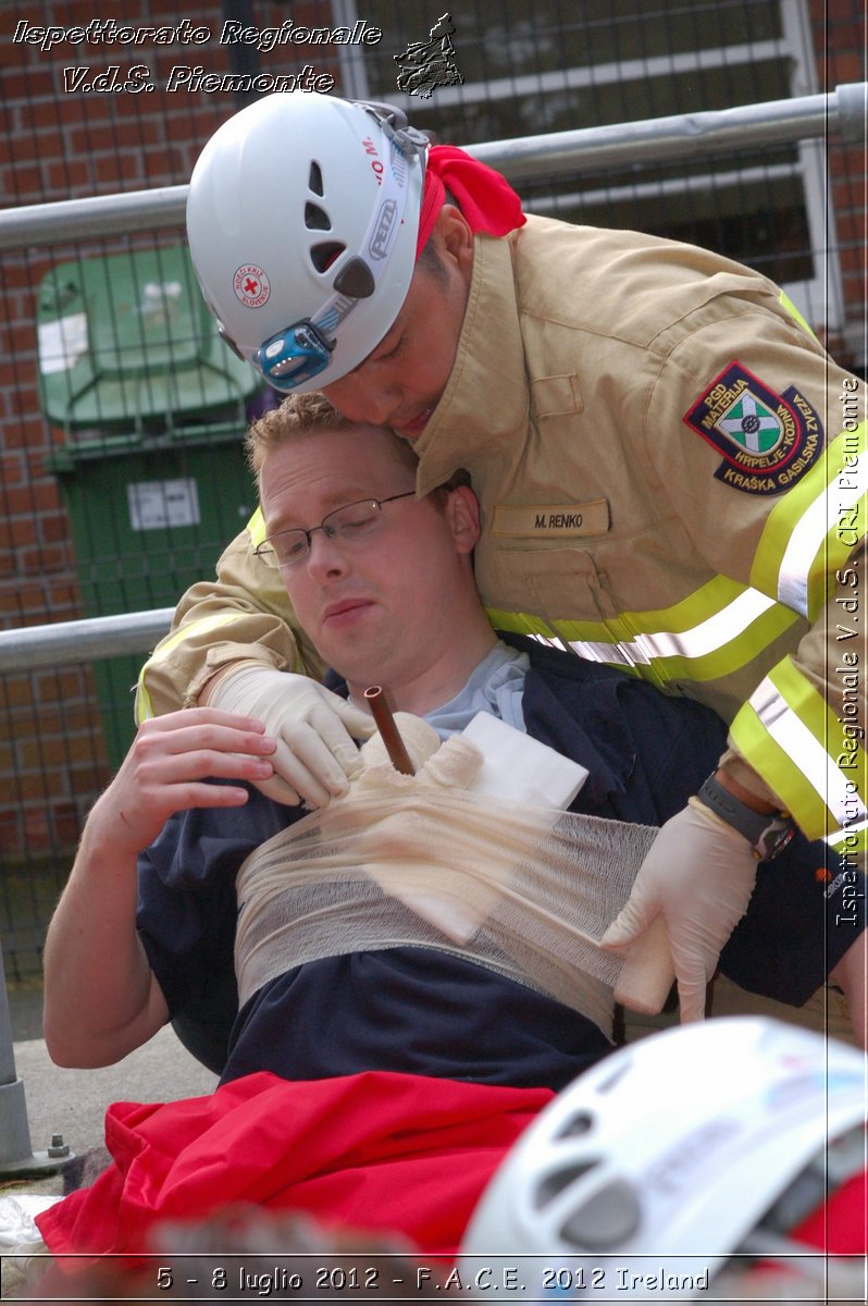 5 - 8 luglio - F.A.C.E. 2012 Ireland - Croce Rossa Italiana - Ispettorato Regionale Volontari del Soccorso del Piemonte