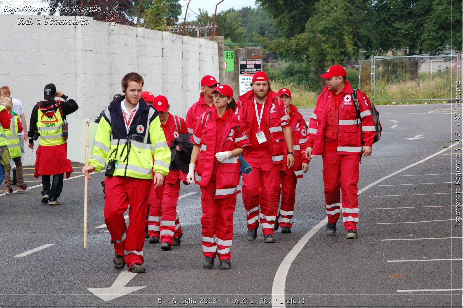 5 - 8 luglio - F.A.C.E. 2012 Ireland - Croce Rossa Italiana - Ispettorato Regionale Volontari del Soccorso del Piemonte