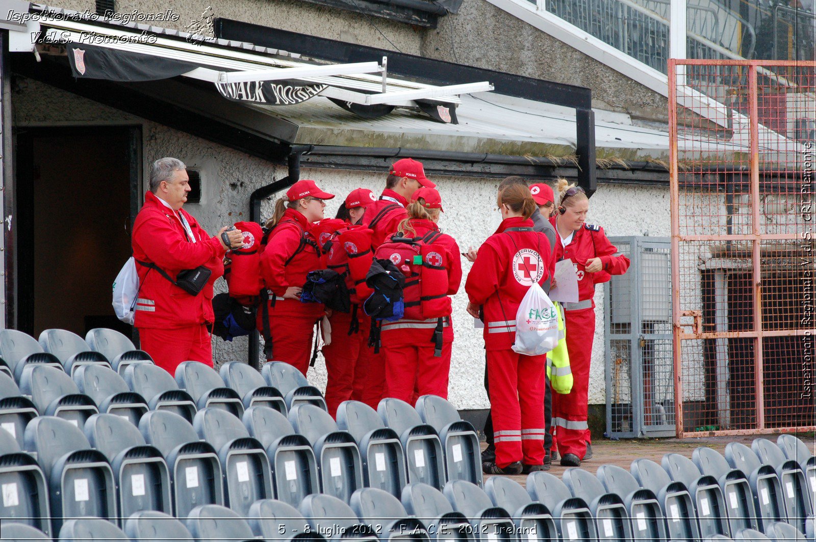 5 - 8 luglio - F.A.C.E. 2012 Ireland - Croce Rossa Italiana - Ispettorato Regionale Volontari del Soccorso del Piemonte