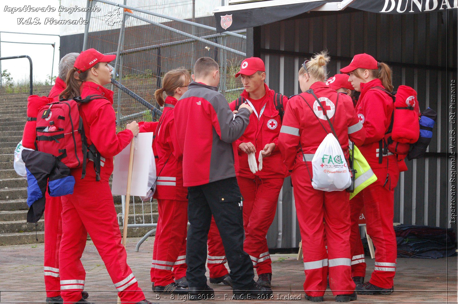 5 - 8 luglio - F.A.C.E. 2012 Ireland - Croce Rossa Italiana - Ispettorato Regionale Volontari del Soccorso del Piemonte