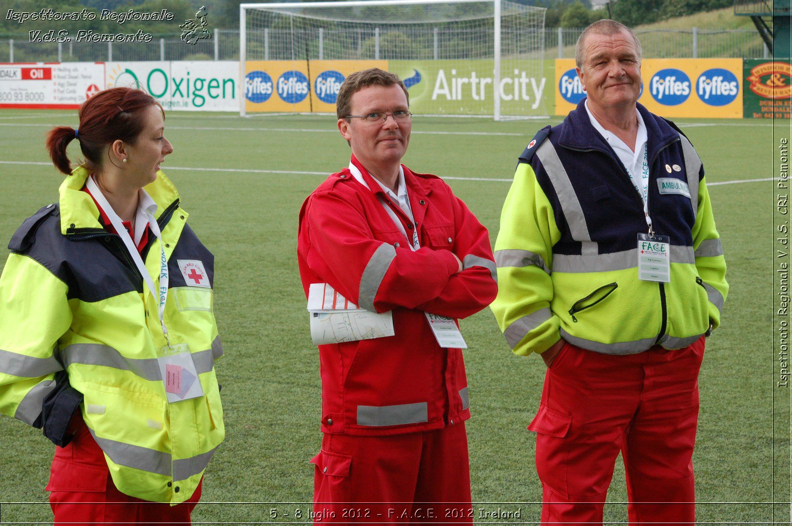 5 - 8 luglio - F.A.C.E. 2012 Ireland - Croce Rossa Italiana - Ispettorato Regionale Volontari del Soccorso del Piemonte