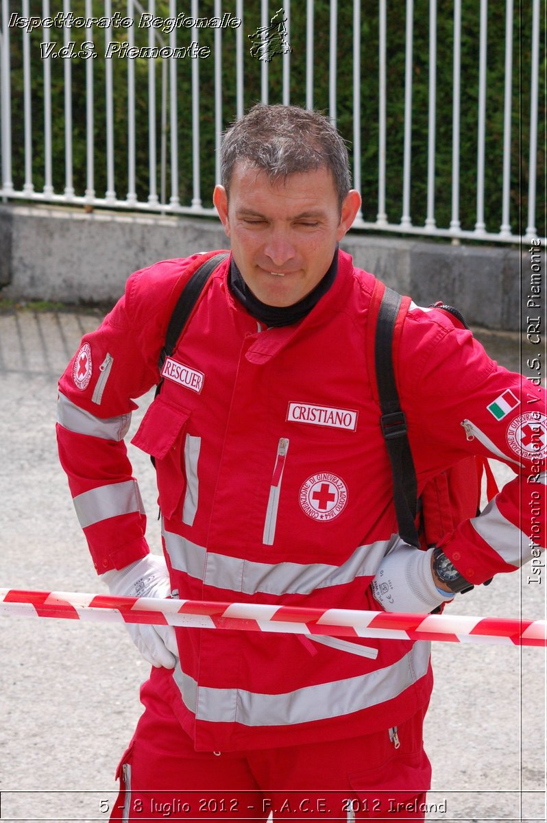 5 - 8 luglio - F.A.C.E. 2012 Ireland - Croce Rossa Italiana - Ispettorato Regionale Volontari del Soccorso del Piemonte