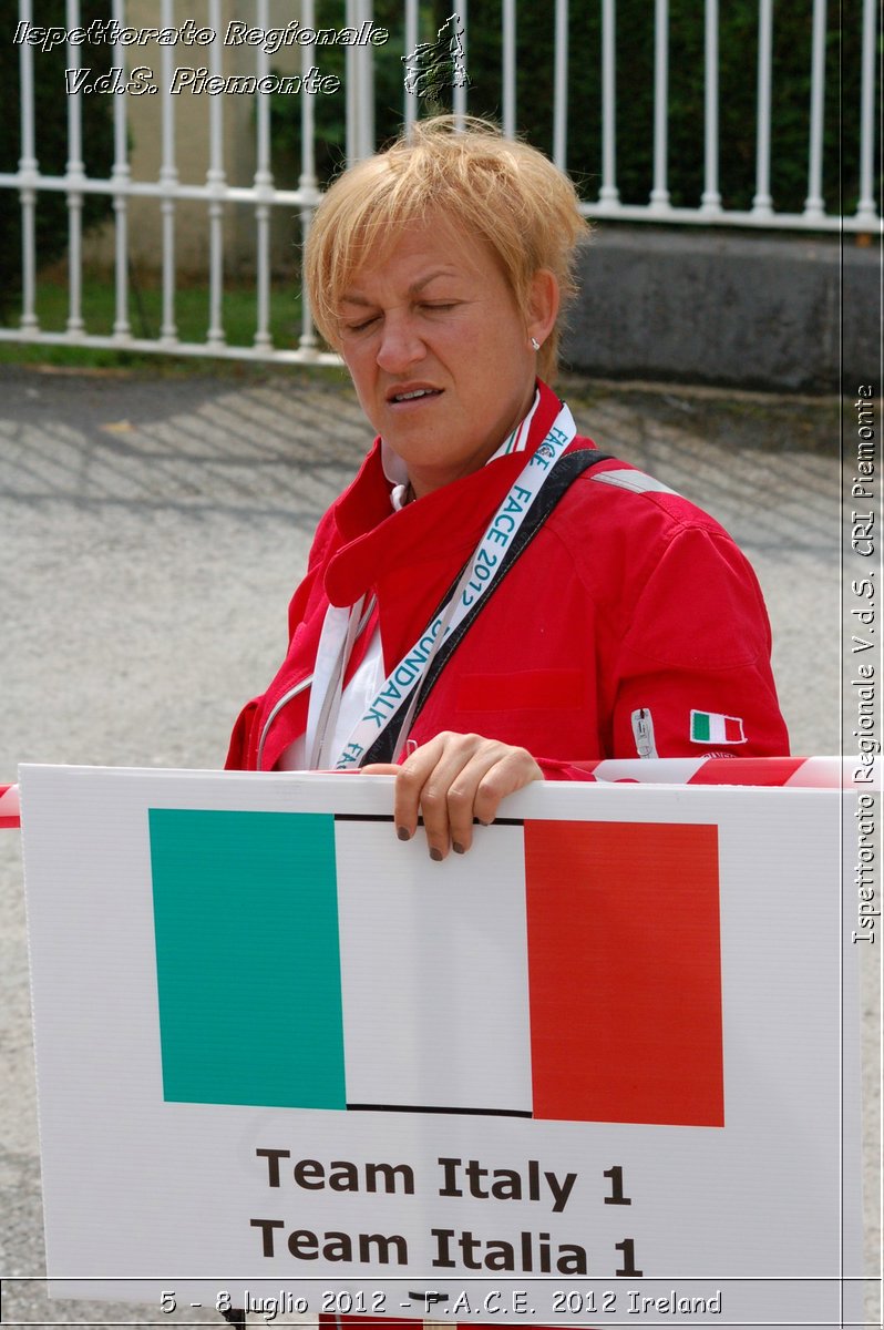 5 - 8 luglio - F.A.C.E. 2012 Ireland - Croce Rossa Italiana - Ispettorato Regionale Volontari del Soccorso del Piemonte