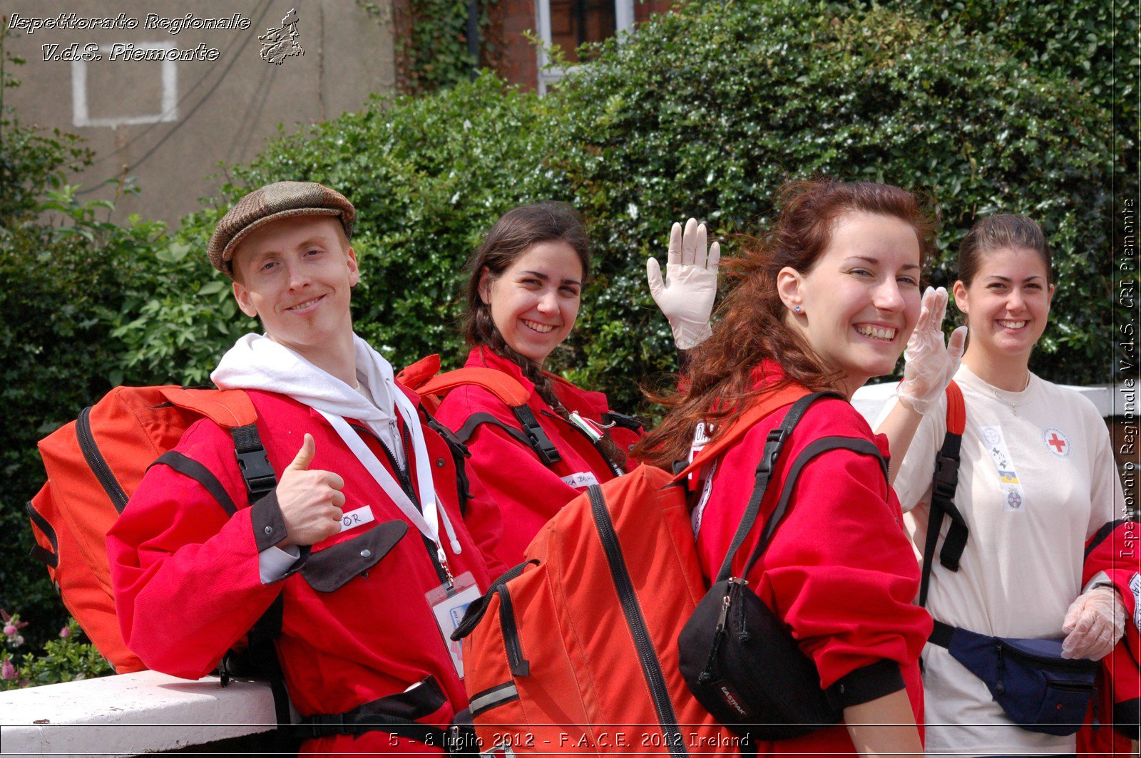 5 - 8 luglio - F.A.C.E. 2012 Ireland - Croce Rossa Italiana - Ispettorato Regionale Volontari del Soccorso del Piemonte