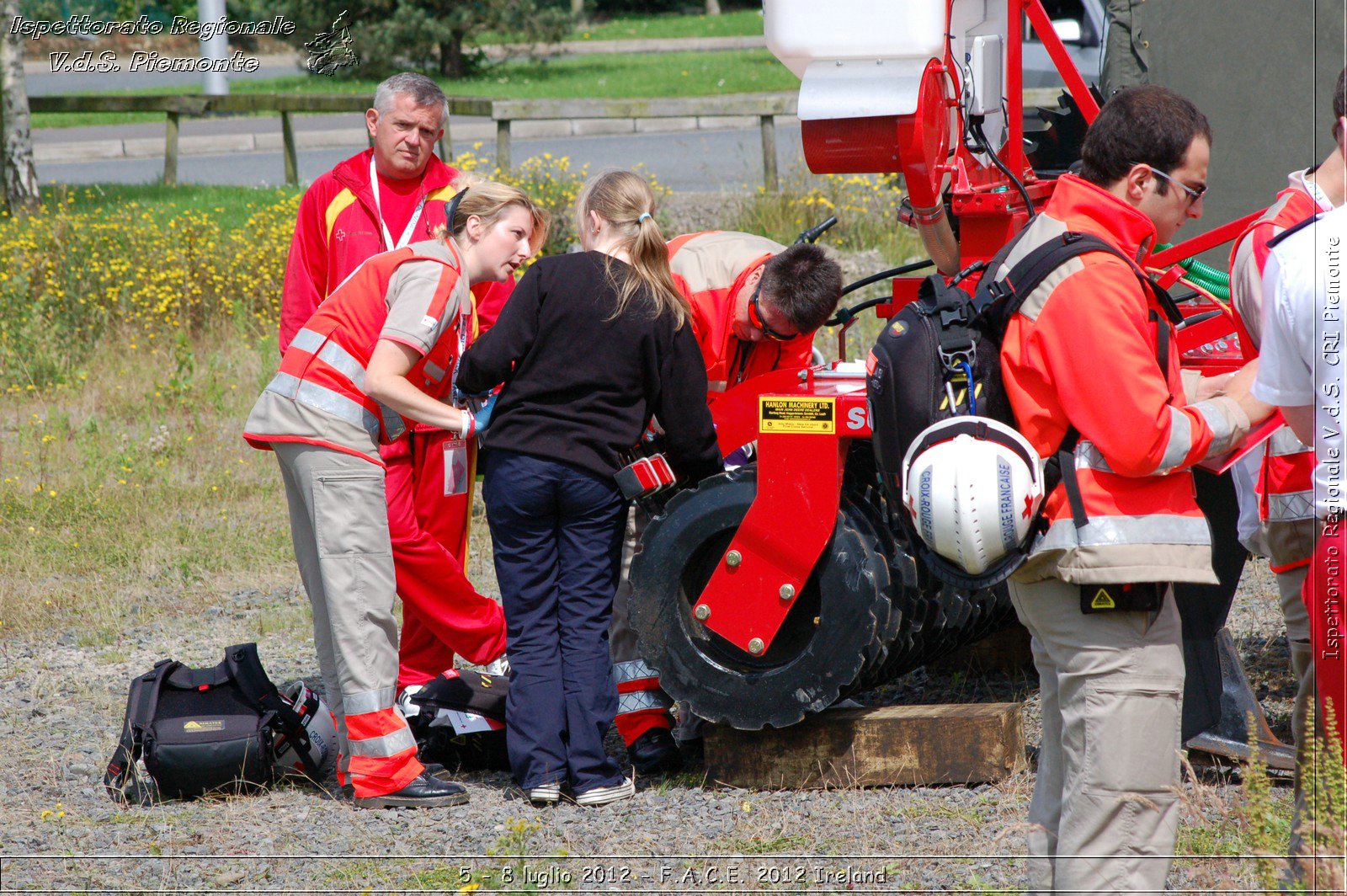 5 - 8 luglio - F.A.C.E. 2012 Ireland - Croce Rossa Italiana - Ispettorato Regionale Volontari del Soccorso del Piemonte