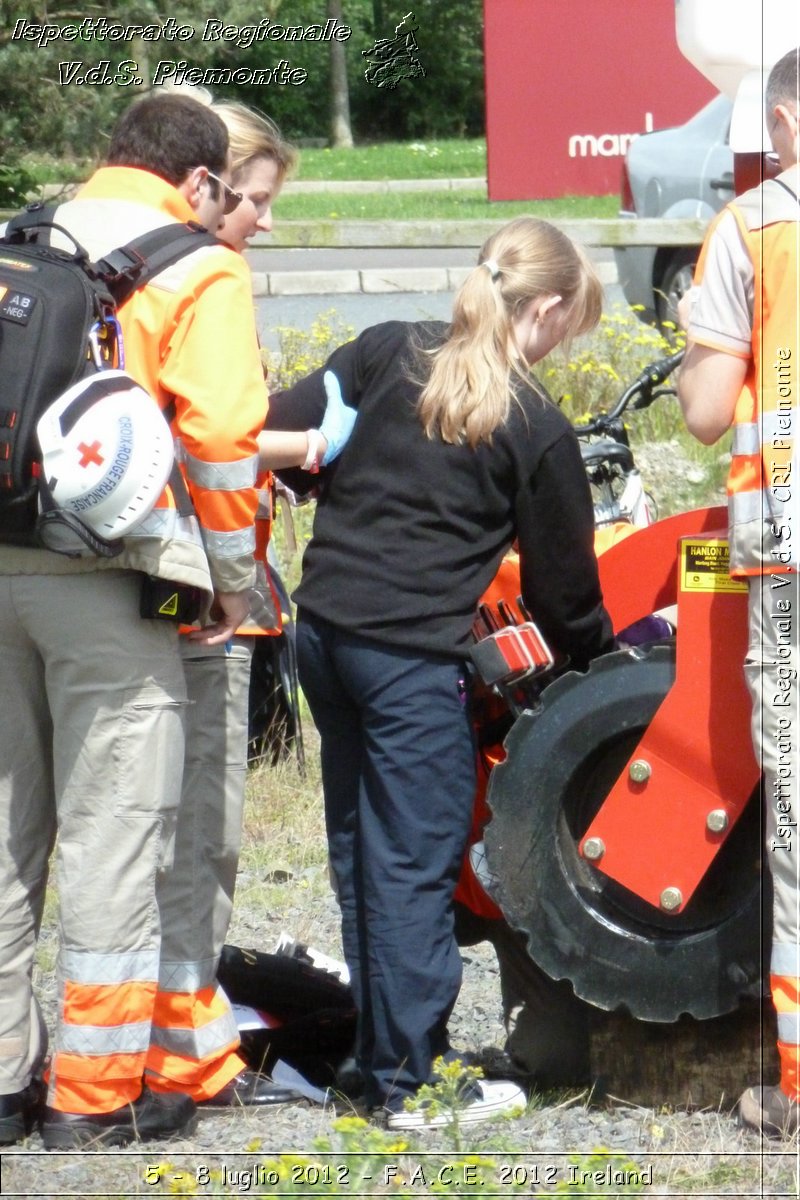 5 - 8 luglio - F.A.C.E. 2012 Ireland - Croce Rossa Italiana - Ispettorato Regionale Volontari del Soccorso del Piemonte