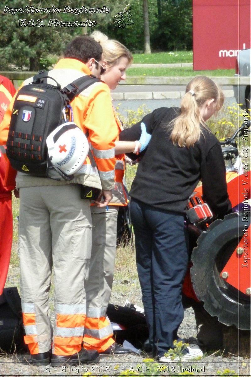 5 - 8 luglio - F.A.C.E. 2012 Ireland - Croce Rossa Italiana - Ispettorato Regionale Volontari del Soccorso del Piemonte