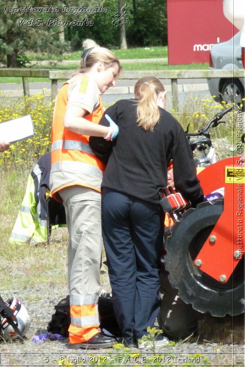 5 - 8 luglio - F.A.C.E. 2012 Ireland - Croce Rossa Italiana - Ispettorato Regionale Volontari del Soccorso del Piemonte